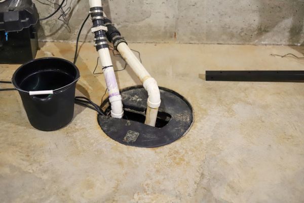 Basement Drainage Installation in Sumter